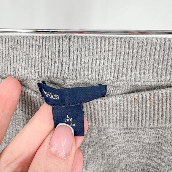 Gap Kids Gray Sweater Joggers - Picture 3 of 7